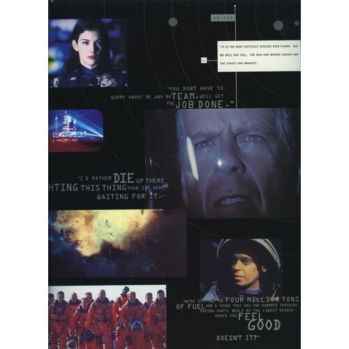 Armageddon, Synopsis Dépliant, Michael Bay Avec Bruce Willis, Billy Bob Thornton, Ben Affleck