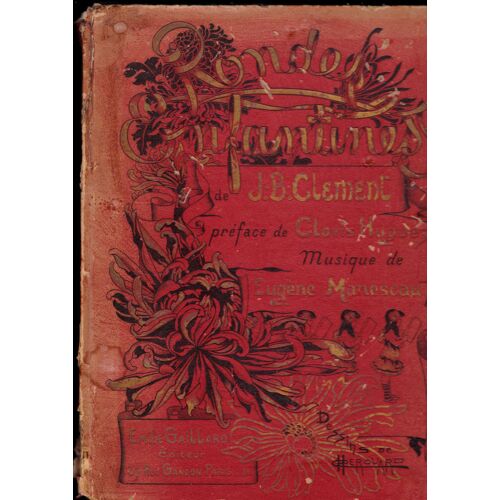 Rondes Enfantines  ; Préface De Clovis Hughes , Musique De Eugène Manescau , Dessins De 