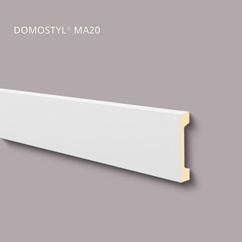 Appui de fenêtre NMC MA20 DOMOSTYL Noel Marquet Moulure de façade Encadrement de fenêtre Profil de façade design moderne blanc 2 m