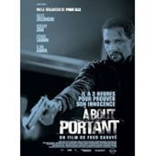A Bout Portant - Fred Cavayé - Gilles Lellouche - Roschdy Zem - Affiche De Cinéma Pliée 120x160 Cm