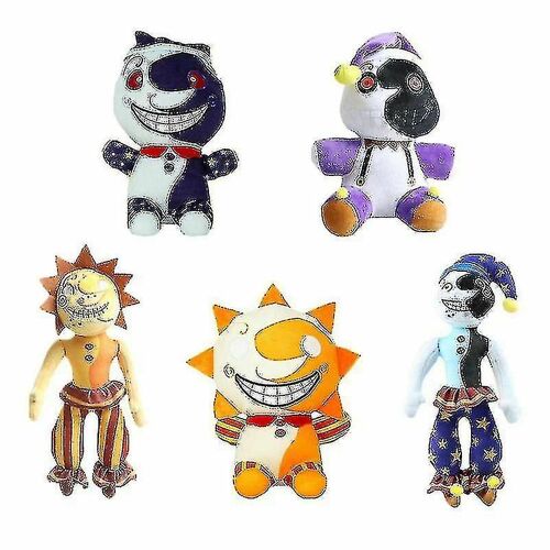 2023-Fnaf Sundrop Peluche Jouets Sécurité Violation Moondrop Peluche Jouet Jeu D-1