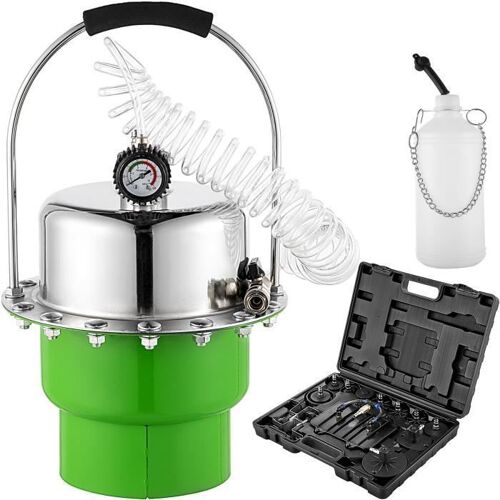 Purgeur De Frein Pneumatique 5l - Vevor - 0-10 Bar Frein Vidange Avec Manomètre En Kit