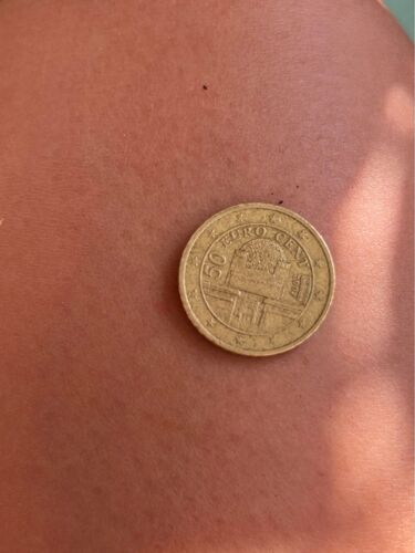 Pièce Très Rare De Cinquante Centimes 2002 Autriche