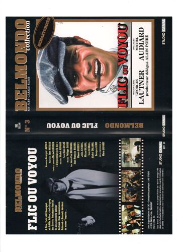 Belmondo Collection "Flic Ou Voyou" Jaquette Vhs .