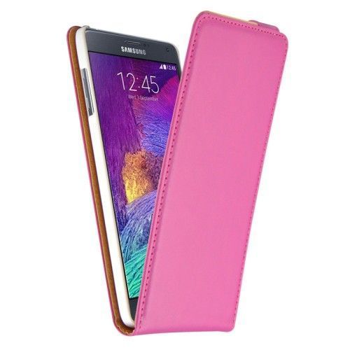 Etui Flip Samsung Galaxy Note 4 Cuir (Pu) Aimanté Rose Pink Design Not1986_3