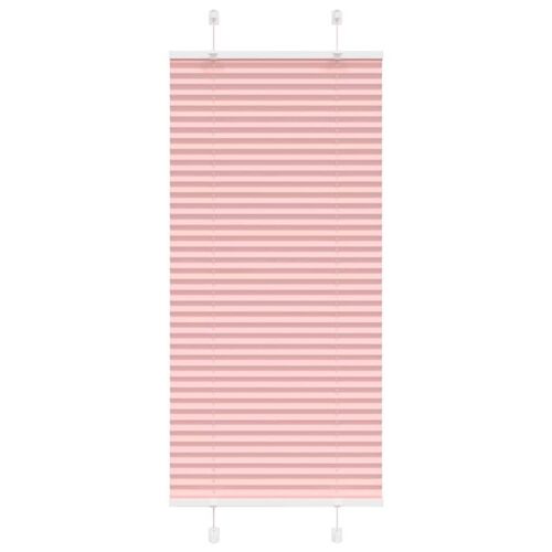 Vidaxl Store Plissé Rose 55x100 Cm Largeur Du Tissu 54,4 Cm Polyester