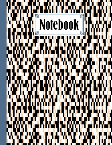 Notebook: Rectangular Cover Design By Sandy Rau | Composition Notebook - College Ruled 120 Pages - Large 8.5" X 11"