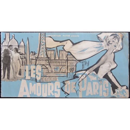 Les Amours De Paris - Film Pathé 1961 Réalisé Par Jacques Poitrenaud. Avec François Périer, Nicole Courcel, Perrette Pradier, Darry Cowl - Livret De Cinéma - 12 Pages 16x31,5 Cm - Dossier De Presse