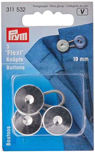 Boutons Flexi 19mm Pour Chemise 3pcs