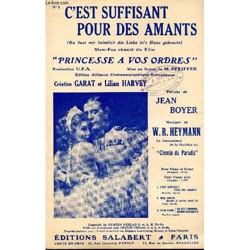 C'est Suffisant Pour Des Amants - Slow Fox Chante N°1