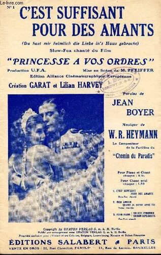 C'est Suffisant Pour Des Amants - Slow Fox Chante N°1