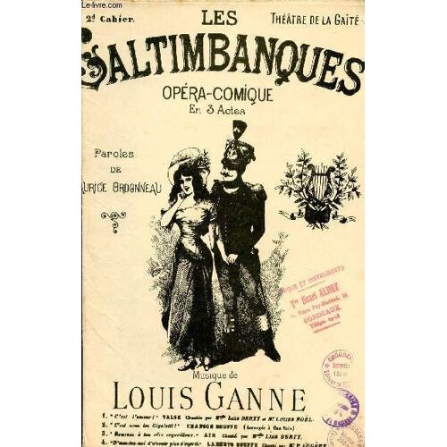 Les Saltimbanques - Opera Comique En 3 Actes Et 4  Tableaux - N°9 - N°17