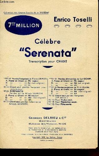 Celebre Serenade