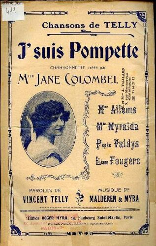 J'suis Pompette - Repertoire Jane Colombel