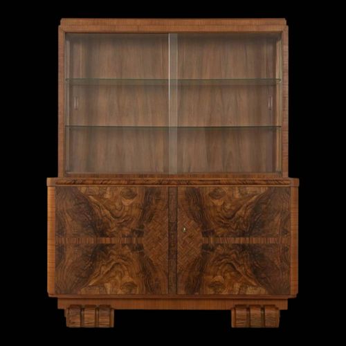 Vitrine Art Dco Marron