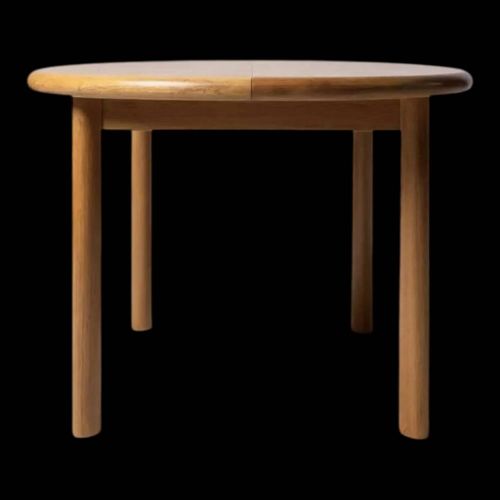 Table Ronde Extensible Vintage Pierre Seltz Bois