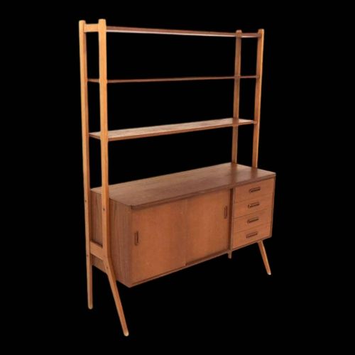 Secrtaire Scandinave En Teck Sude 1960 Bois