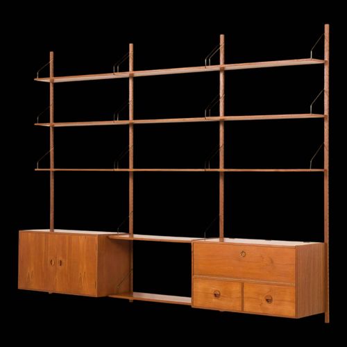 Meuble Haut En Teck 3 Compartiments Hansenampguldborg Avec Meuble Bar Pour Hg Furniture D Bois