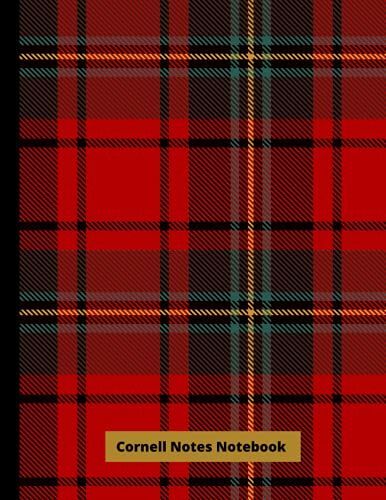 Cornell Notes Notebook: Cornell Notes Notebook Note-Taking System For Students, Teachers, School, Work College Ruled 100 Pages Buffalo Plaid (Cornell Notes Notebooks 100 Pages)