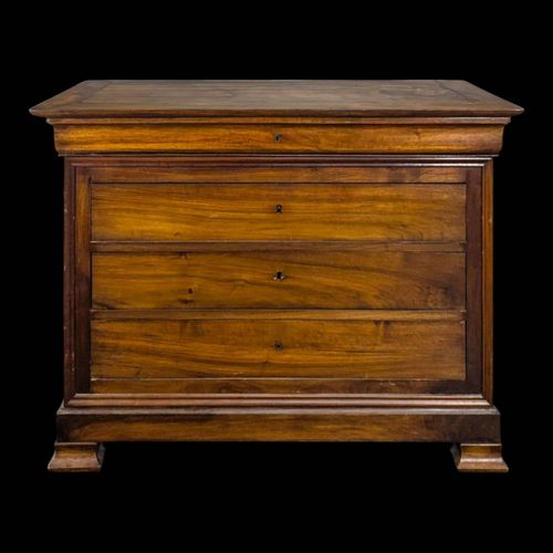 Commode Dapospoque Louis Philippe En Noyer Massif Bois