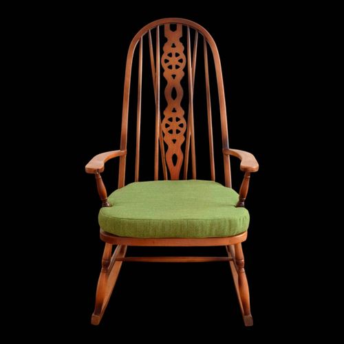 Rocking chair Windsor vintage bois