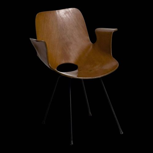 2 Chaises Medea Vintage De Vittorio Nobili Prix Par Chaise Marron