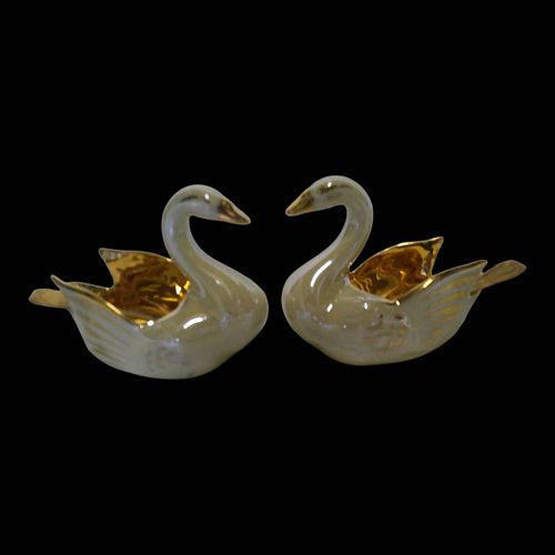 Set Salire Et Poivrire Cygne Dore