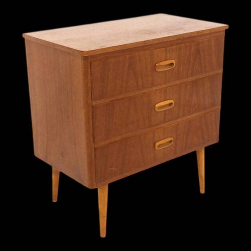 Commode Scandinave En Teck Sude 1960 Bois