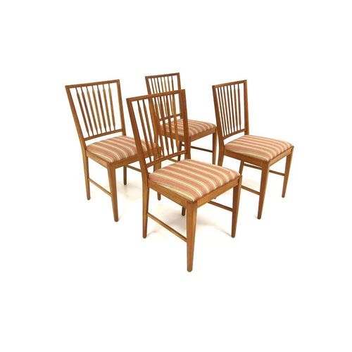 Set De 4 Chaises Scandinave En Chne Sude 1960 Bois