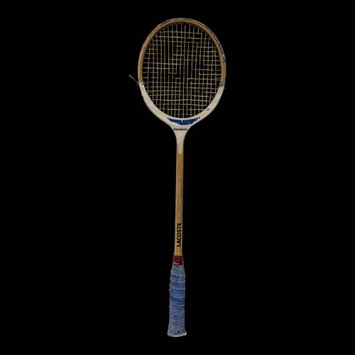 Raquette De Squash Vintage Lacoste Bois