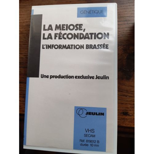 Jeulin : La Meiose, La Fécondation, L'information Brassée