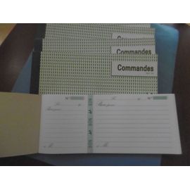 Carnet Commandes Bon Pour 9x21cm Exacompta 13 Lot De 7