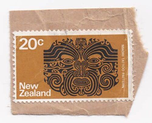 Timbre Nouvelle Zelande : Maori Taitoo Pattern, 20c
