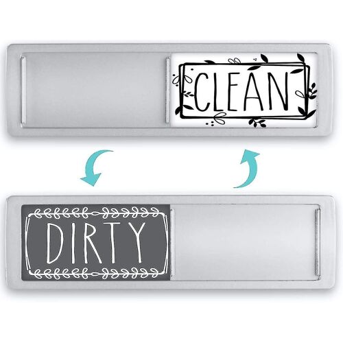 Nouveau design Lave-vaisselle Aimant Clean Dirty Sign Indicateur, Tendance Universel Cuisine Lave vaisselle Réfrigérateur Aimant, Super Fort Aimant avec Autocollant