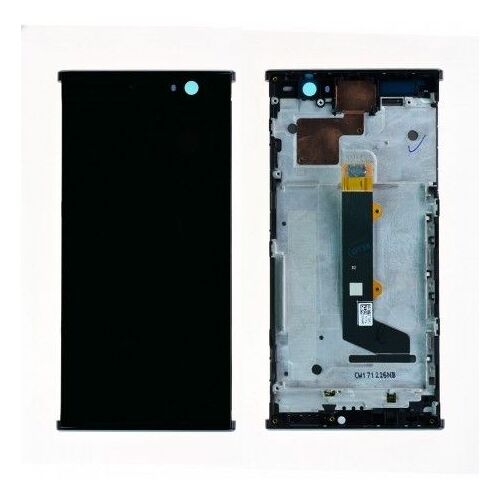 Ecran Lcd + Vitre Tactile Sur Châssis Pour Sony Xperia Xa2 Noir + Outils