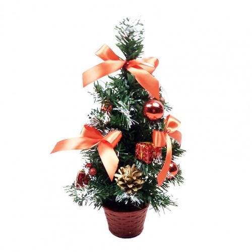 Arbre De Noël Compact, 2 Tailles, Effet Visuel Étanche, Mini Arbres Artisanaux, Fournitures Ménagères