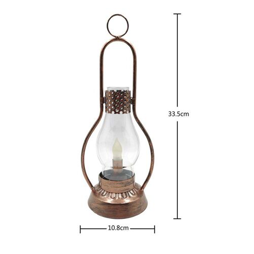 Lanterne Led En Fer Imitation Arbre À Flamme, Lampe Murale À Huile Pour Décoration Intérieure Et Extérieure, #20