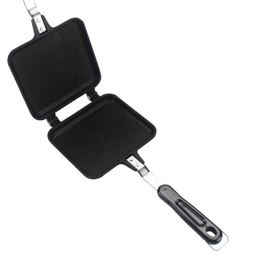 Moule À Sandwich Antiadhésif À Gaufres Facile À Nettoyer, Poêle À Frire En Alliage D'aluminium Double Face, Outil D'assiette De Barbecue À Domicile, Ustensiles De Cuisine