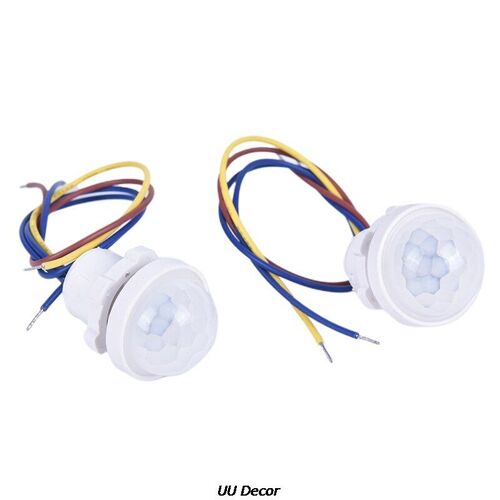 Capteur De Mouvement À Infrarouge Led, 1 Pièce, Retardateur De Temps, Interrupteur D'éclairage Domestique, Lampe De Nuit Sensible Pour Maison, Intérieur Et Extérieur