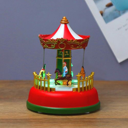 Boîte À Musique Carrousel Avec Lumière Led, Cheval Rotatif Lumineux, Grande Roue, Pour Enfants Garçons Filles, Anniversaire, Noël, Décoration De Maison, Cadeau #20