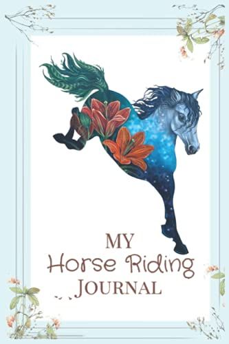 Notebook - A Horse Riding Journal, Notebook - Write Down Your Horse Riding And Training 312: Horse Riding Journal_6in X 9in X 114 Pages White Paper Blank Journal With Black Cover Perfect Size