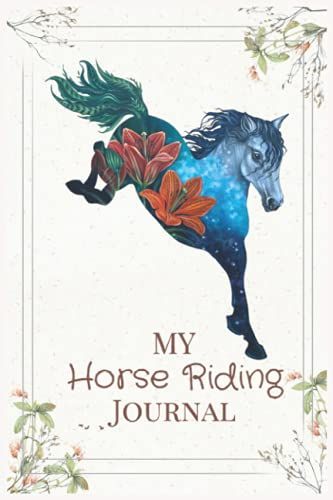Notebook - A Horse Riding Journal, Notebook - Write Down Your Horse Riding And Training 308: Horse Riding Journal_6in X 9in X 114 Pages White Paper Blank Journal With Black Cover Perfect Size