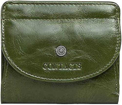 Billfold En Cuir Véritable Mini Petit Short Wallet Change Case Coin Pocket Support De Carte De Crédit