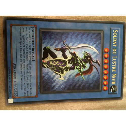 Soldat Du Lustre Noir Sye-Fr024