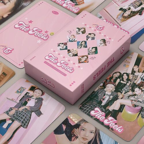 54pcs / set Kpop Twice Lomo Cards Nouvel album photo La sensation photo de haute qualité K-pop Deux fois Nouveaux arrivants