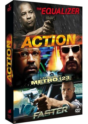 Coffret Action : The Equalizer + L'attaque Du Métro 123 + Faster - Pack