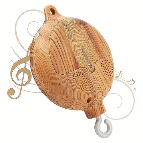 Baby Musical Mobile Avec Crochets Rotatifs, Moteur Mobile De Berceau, Spinner De Boîte À Musique Avec 3 Modes, Moteur Mobile De Chambre D'enfant Avec 35 Berceuses
