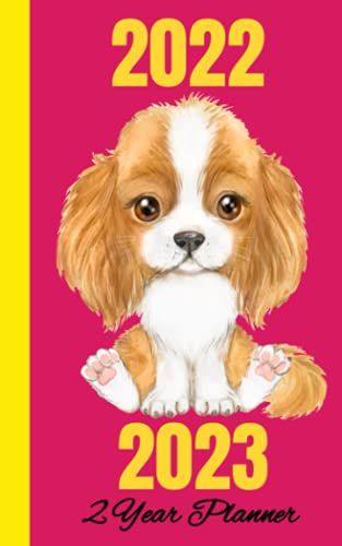 2022-2023 Pocket Planner: Puppy Dog Cover: 2 Year Monthly Planner, 5 X 8 Inches