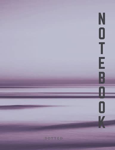 Purple Dotted Grid Journal/Notebook:: Large (8.5 X 11 Inches) Dot Grid, Minimalist, Matte Paperback Cover Notebook, 120 Pages