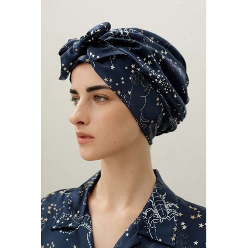 LILYSILK Bonnet En Soie À Nouer Zodiaque Pure Soie Scorpion Taille Unique